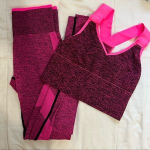 Victoria Secret PINK Seamless Workout Set